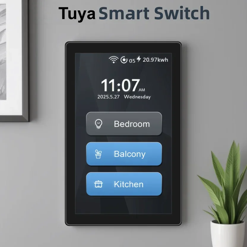 Home Automation Systems Diy - Interrupteurs intelligents Wi-Fi Tuya EU 4x4