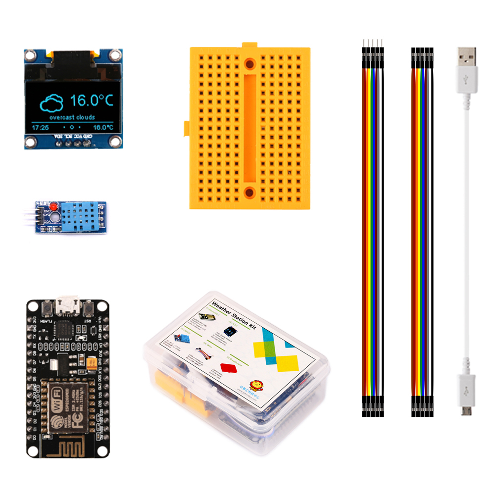 Esp8266 Nodemcu Board - Kit de bricolage de station météo