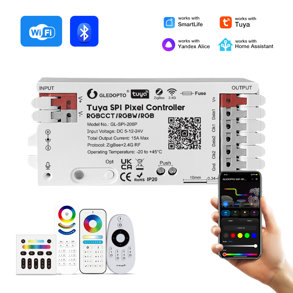 Zigbee Coordinator Stick - Gledopto Music Sync ZigBee SPI contrôleur