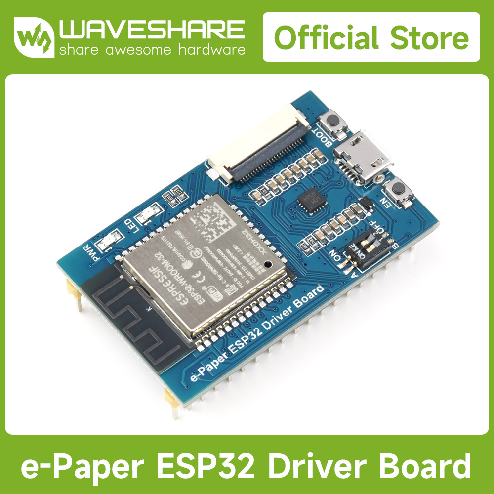 Display Epaper 2.9 - Waveshare ESP32 Epaper carte pilote pour