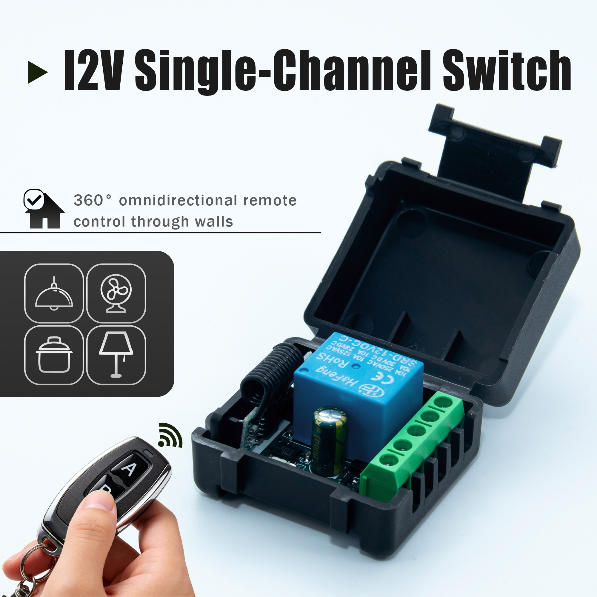 Module de relais RF 1 canal 12 - 433Mhz Receiver Module avis et prix