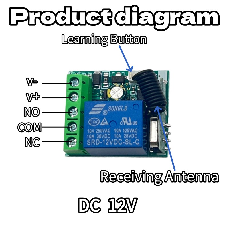 Module récepteur de relais de  - 433Mhz Receiver Module avis et prix